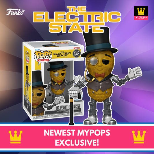 Funko Pop! Netflix: The Electric State - Mr. Peanut #1742 [MYPOPS.ca CANADA EXCLUSIVE]