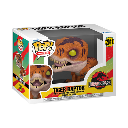 Funko Pop! Movies: Jurassic Park - Alpha Raptor / Baby Stegosaurus / Premium! Compsognathus / Tiger Raptor *PREORDER*