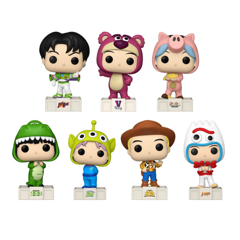 Funko Pop! Rocks: TinyTan x Toy Story - Jin / Jimin / Suga / RM / J-Hope / Jung Kook / V