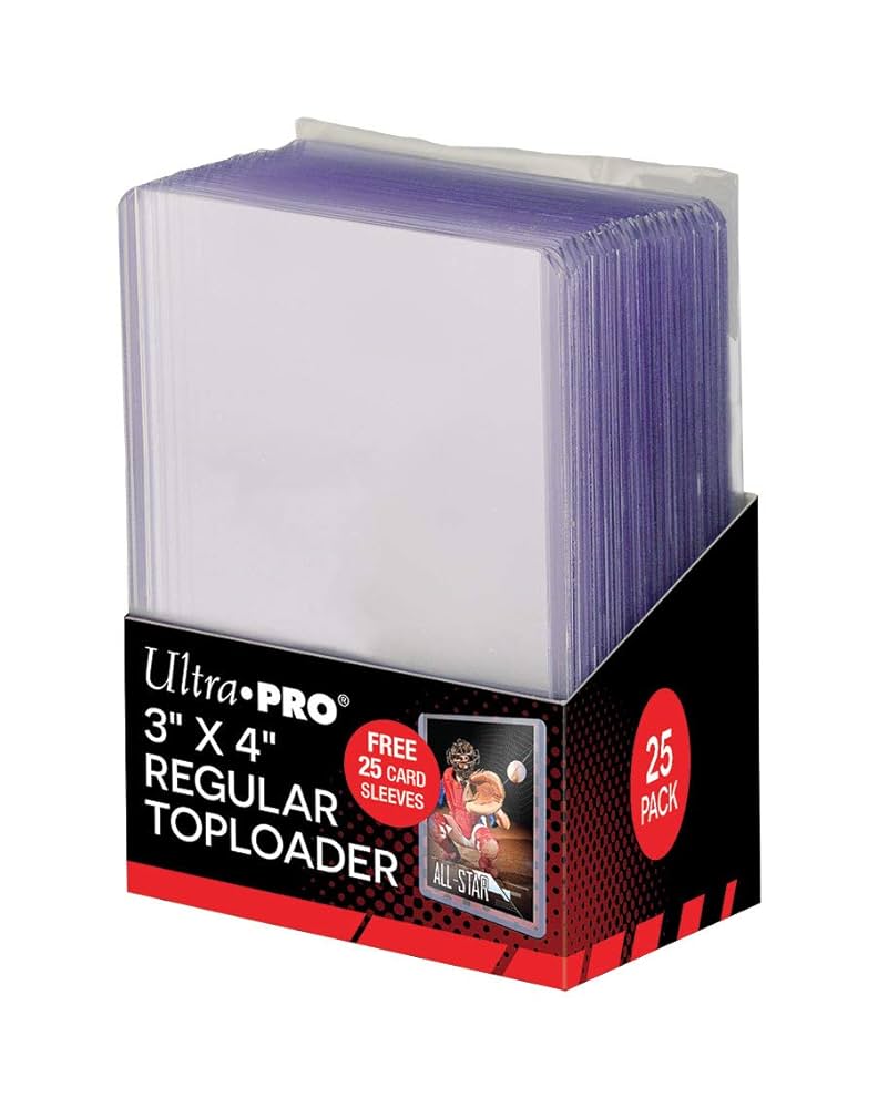 UltraPro - 3" x 4" Regular Toploader (25ct) with Sleeves