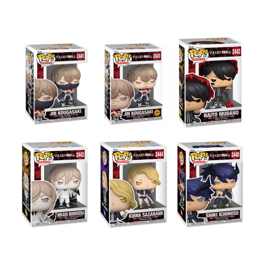 Funko Pop! Anime: Tougen Anki - Jin Kougasaki / Naito Mudano / Mikado Momodera / Kuina Sazanami / Shiki Ichinose *PREORDER*