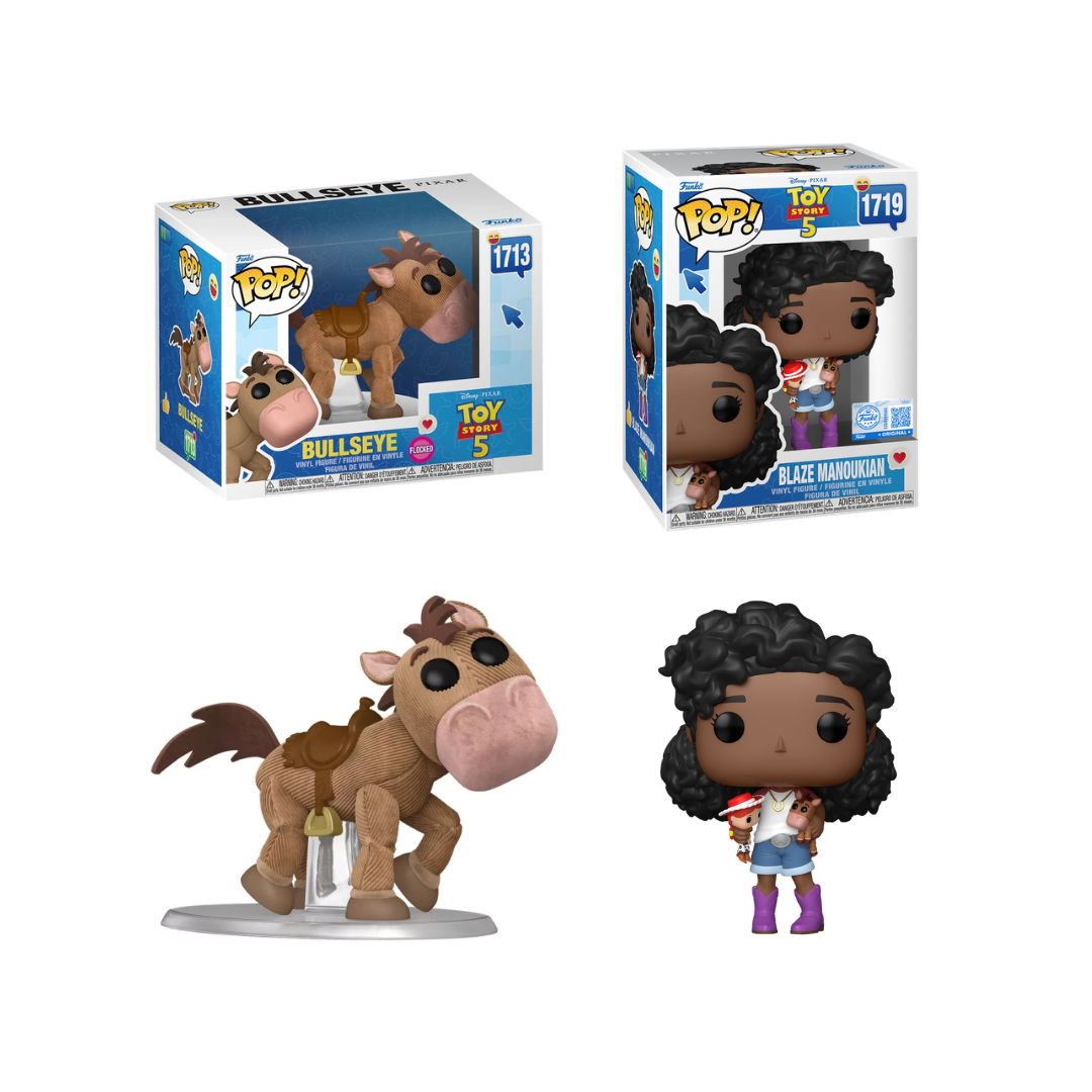 Funko Pop! Disney Pixar: Toy Story 5 - Bullseye (Flocked) / Blaze Manoukian *PREORDER*