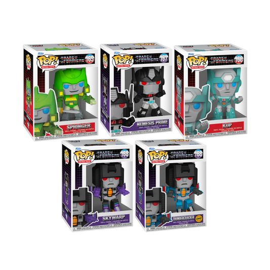 Funko Pop! Retro Toys: Transformers - Springer / Nemesis Prime / Kup / Skywarp / Thundercracker