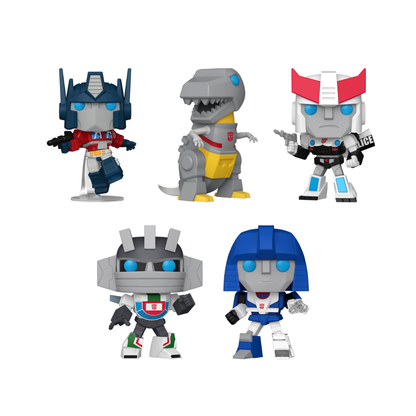 Funko Pop! Retro Toys: Transformers (40th Anniversary) - Optimus Prime / Grimlock / Prowl / Wheeljack / Mirage *PREORDER*
