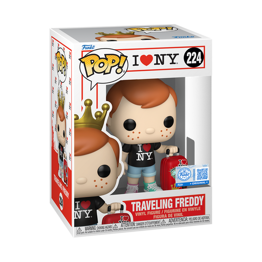 Funko Pop! Funko - Traveling Freddy Funko (I Heart NY) #224 [Funko Special Edition] *PREORDER*