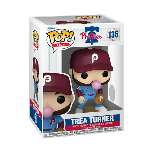 Funko Pop! Sports: MLB Baseball - Trea Turner (Phillies) #136 *PREORDER*