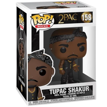 Funko Pop! Rocks: Music - Tupac Shakur (with Vest & Bandana) #158