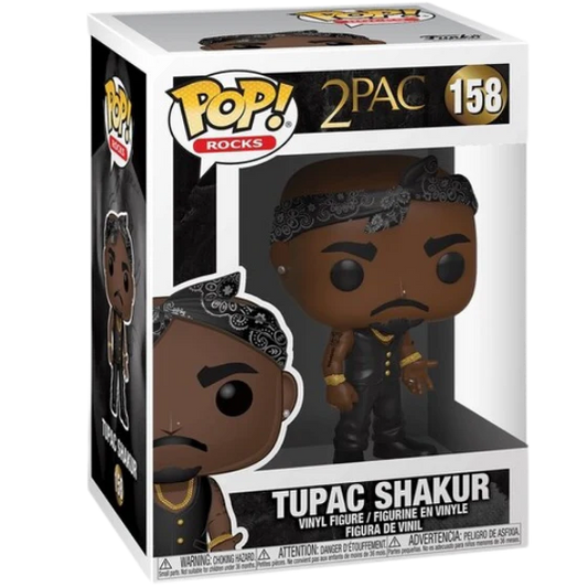 Funko Pop! Rocks: Music - Tupac Shakur (with Vest & Bandana) #158