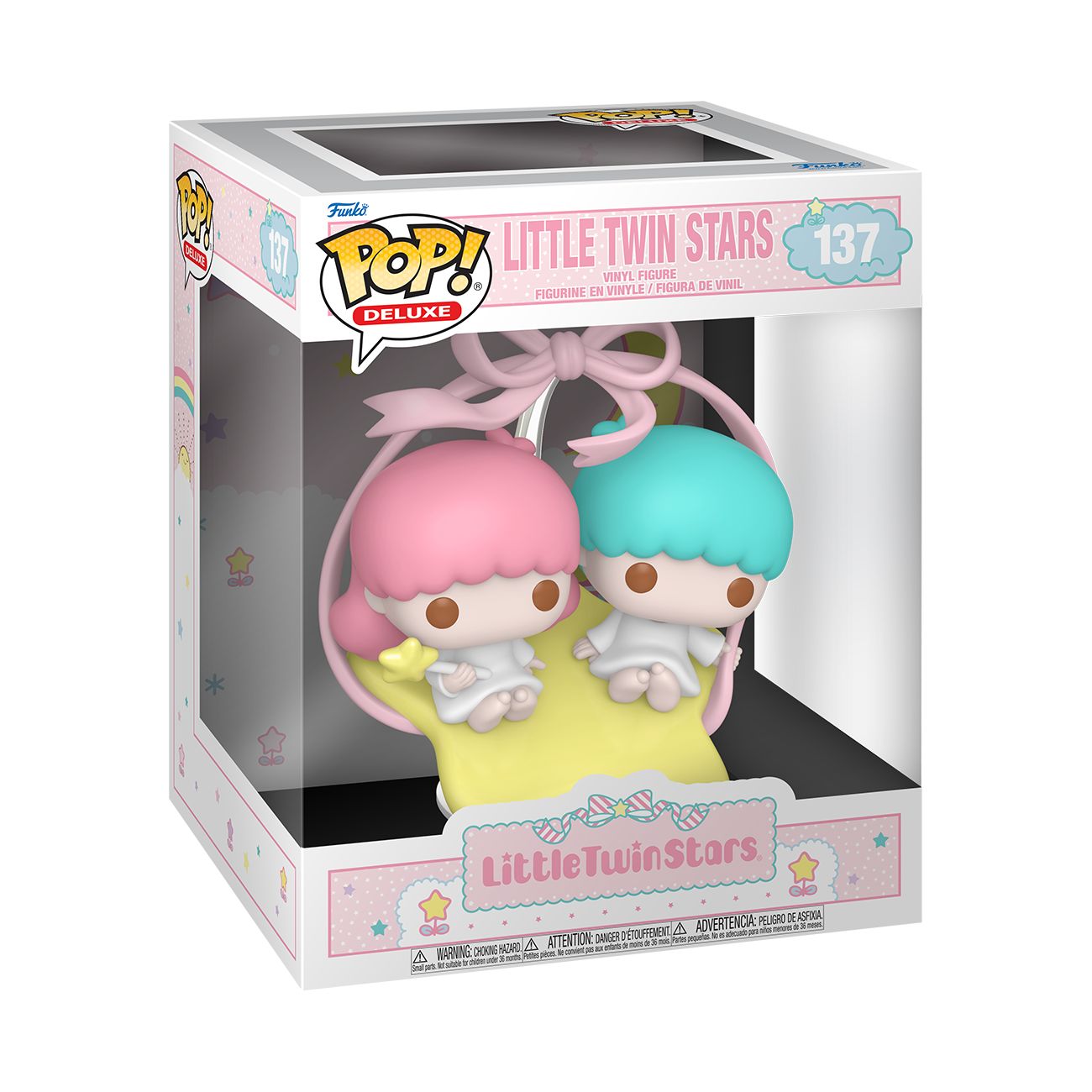 Funko Pop! Sanrio: Little Twin Stars - Deluxe 6" Little Twin Stars (Kiki & Lala) #137