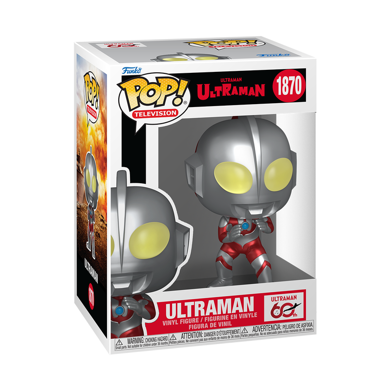Funko Pop! Television: Ultraman (60th Annniversary) - Ultraman (Metallic) #1870 *PREORDER*