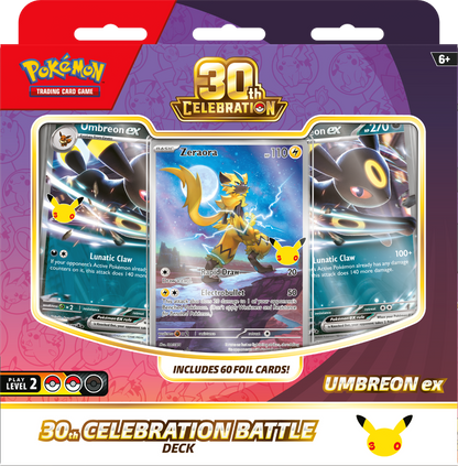Pokemon TCG: 30th Celebration - Espeon ex / Umbreon ex Battle Deck *PREORDER*