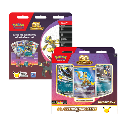 Pokemon TCG: 30th Celebration - Espeon ex / Umbreon ex Battle Deck *PREORDER*