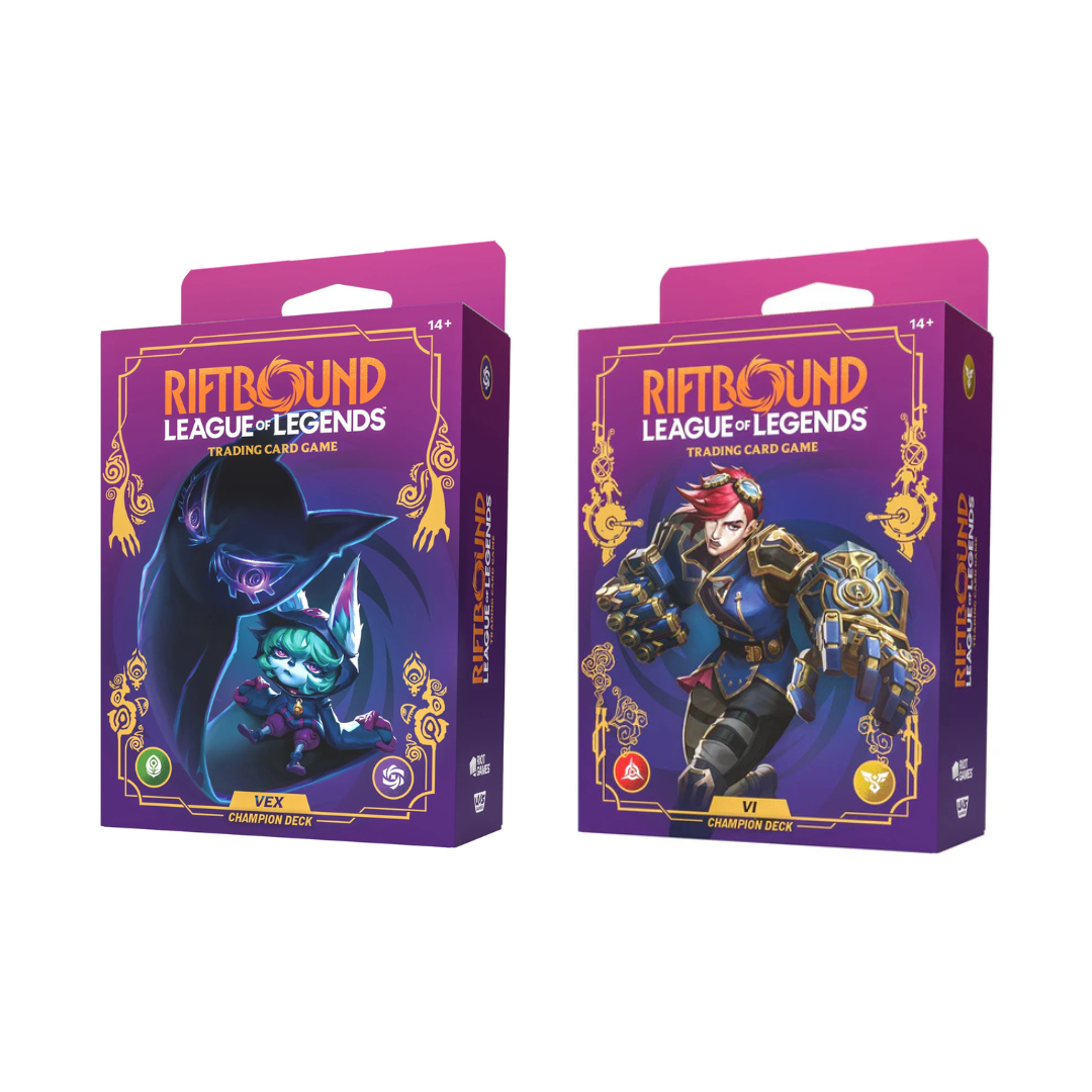 League of Legends: RIftbound TCG - Unleashed Starter Decks (Vex / Vi)