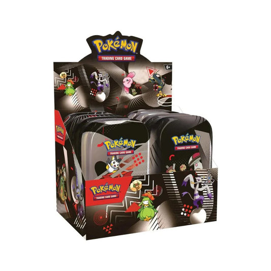 Pokemon TCG: Scarlet & Violet - Black Bolt & White Flare Unova Mini Tins Display Box *PREORDER*
