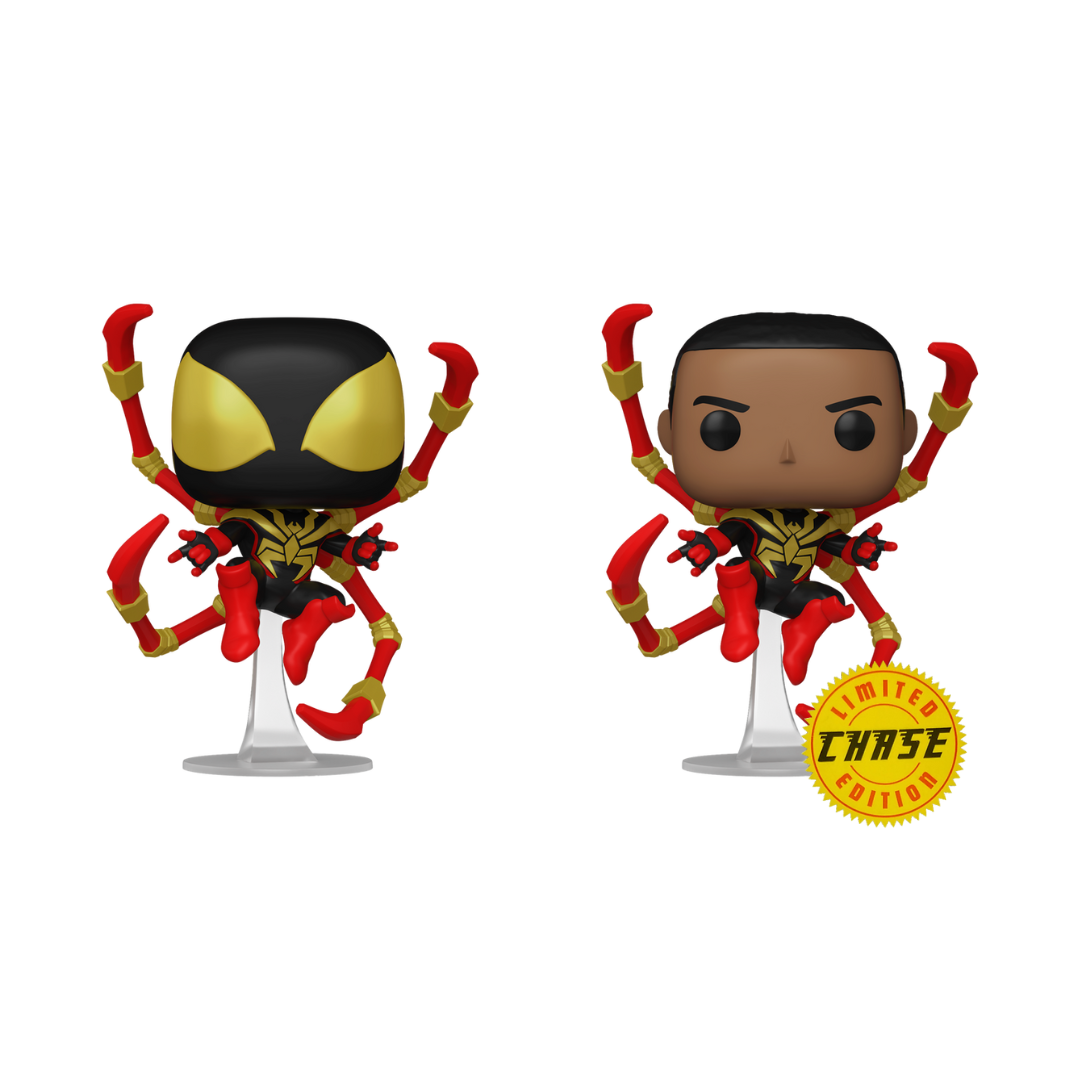 Funko Pop! Marvel: Spider-Man - Symbiote / Fear Itself / Miles Morales Iron Spider / Scarlet Spider Kaine / Chasm