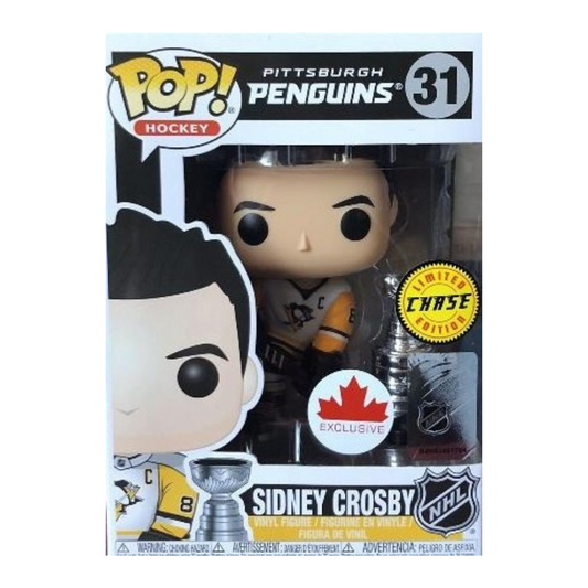 Funko Pop! Sports: NHL - Sidney Crosby (with Stanley Cup) #31 [Canadian Exclusive] CHASE