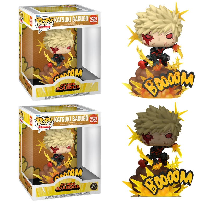 Funko Pop! Anime: My Hero Academia - Izuku Midoriya / Momo Yaoyorozu / Shota Aizawa / Katsuki Bakugo Deluxe *PREORDER*