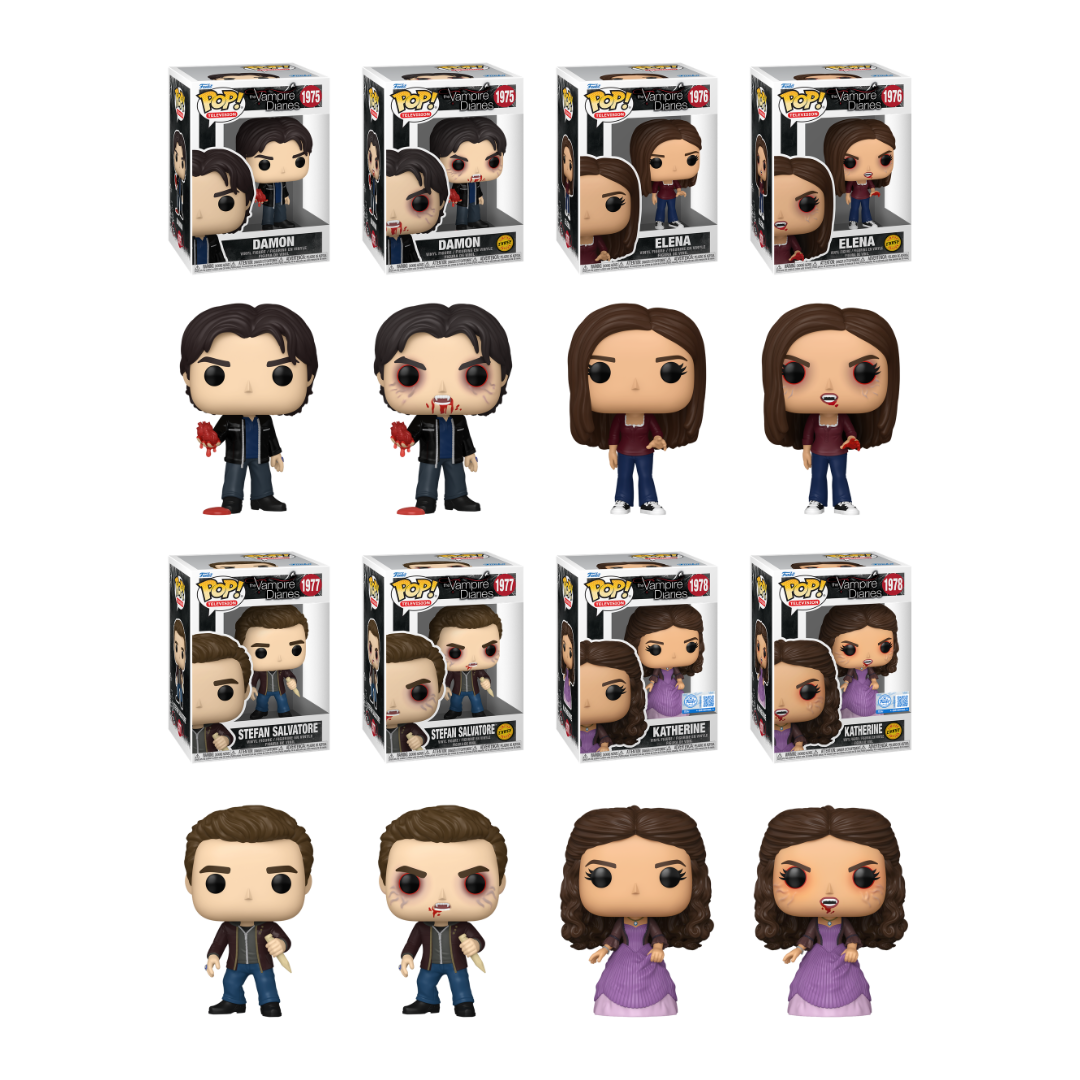 Funko Pop! Television: The Vampire Diaries - Damon / Elena / Stefan Salvatore / Katherine *PREORDER*