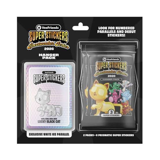 Vee Friends - 2026 Super Stickers Spectacular Series Hanger Pack