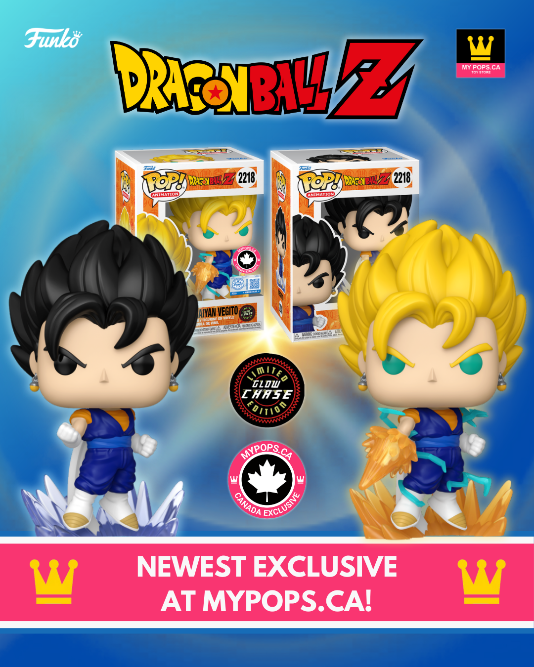 Funko Pop! Anime: Dragon Ball Z - Vegito #2218 [MyPops Exclusive]