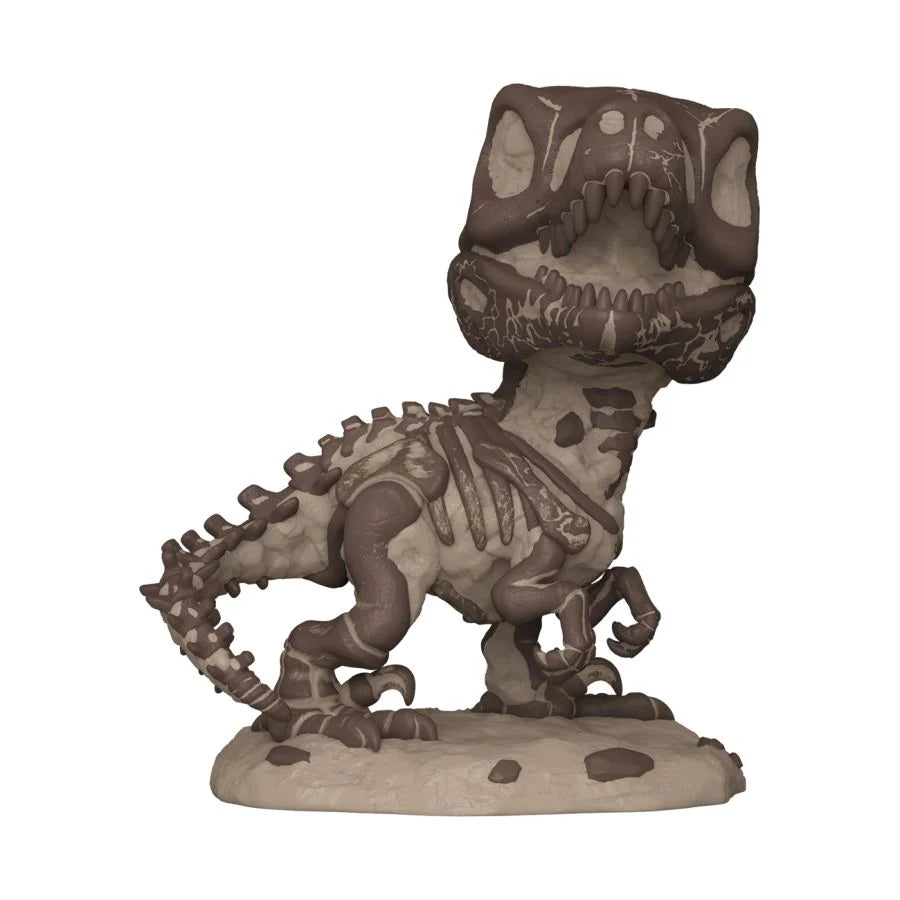 Funko Pop! Movies: Jurassic Park - Deluxe 6" Velociraptor (Fossil) #1733 [Special Edition]