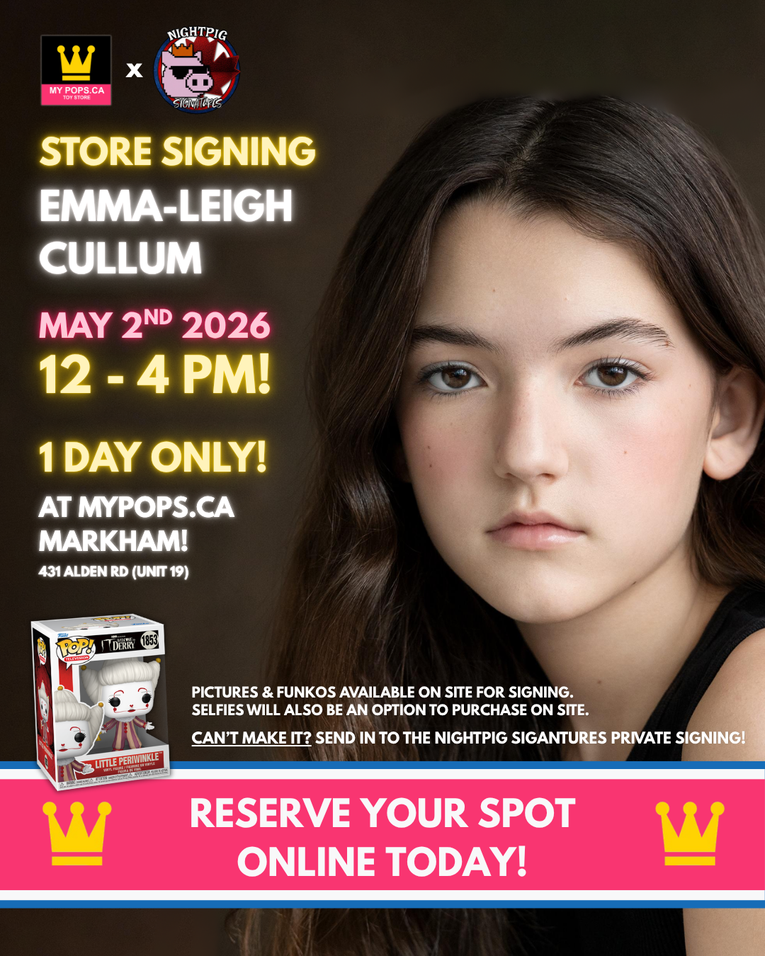 Store Signing - Emma-Leigh Cullum Premium