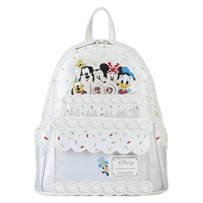 LOUNGEFLY Disney100 Anniversary Celebration Cake Mini Backpack