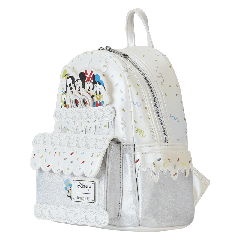 LOUNGEFLY Disney100 Anniversary Celebration Cake Mini Backpack
