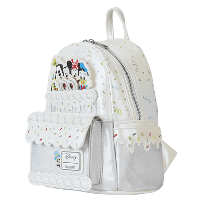 LOUNGEFLY Disney100 Anniversary Celebration Cake Mini Backpack