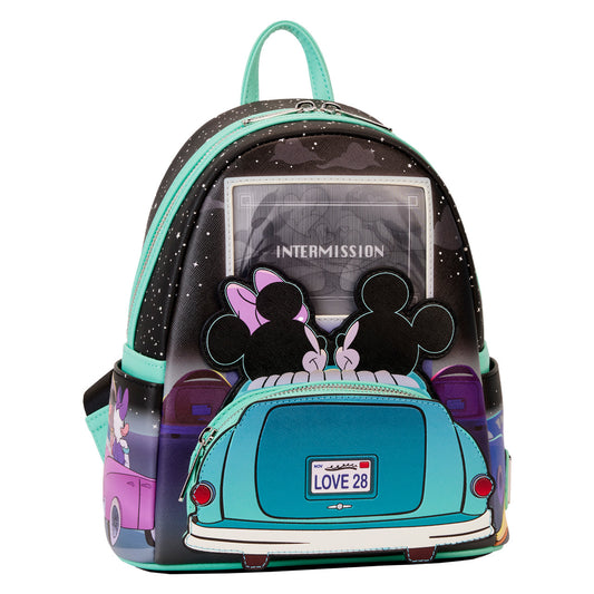 Loungefly Disney Mickey And Minnie Date Night Drive-In Mini Backpack