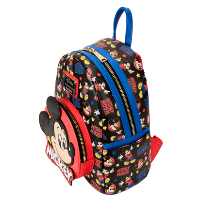 Loungefly - Disney Mickey & Friends Classic All-Over Print Mini Backpack