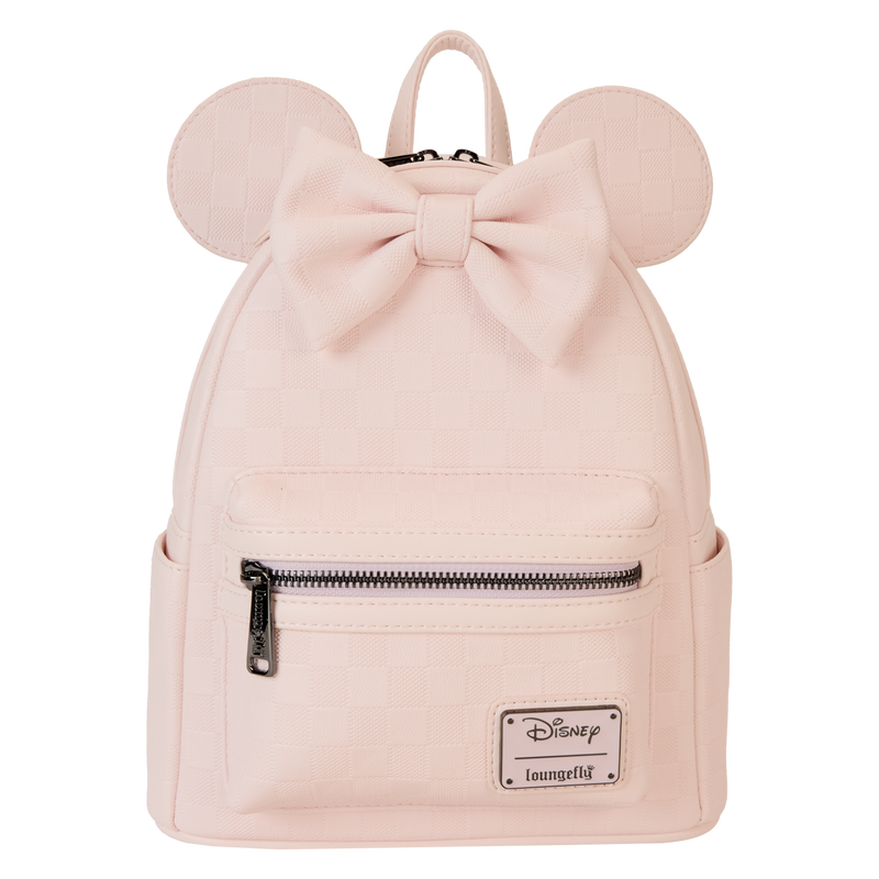 Loungefly - Disney Minnie Mouse Checkered Texture Mini Backpack