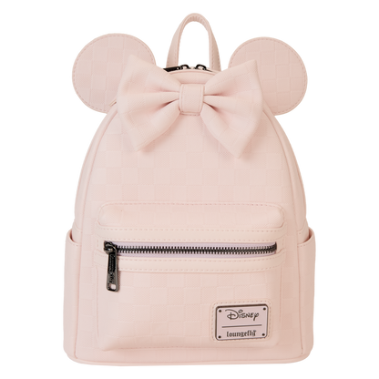 Loungefly - Disney Minnie Mouse Checkered Texture Mini Backpack
