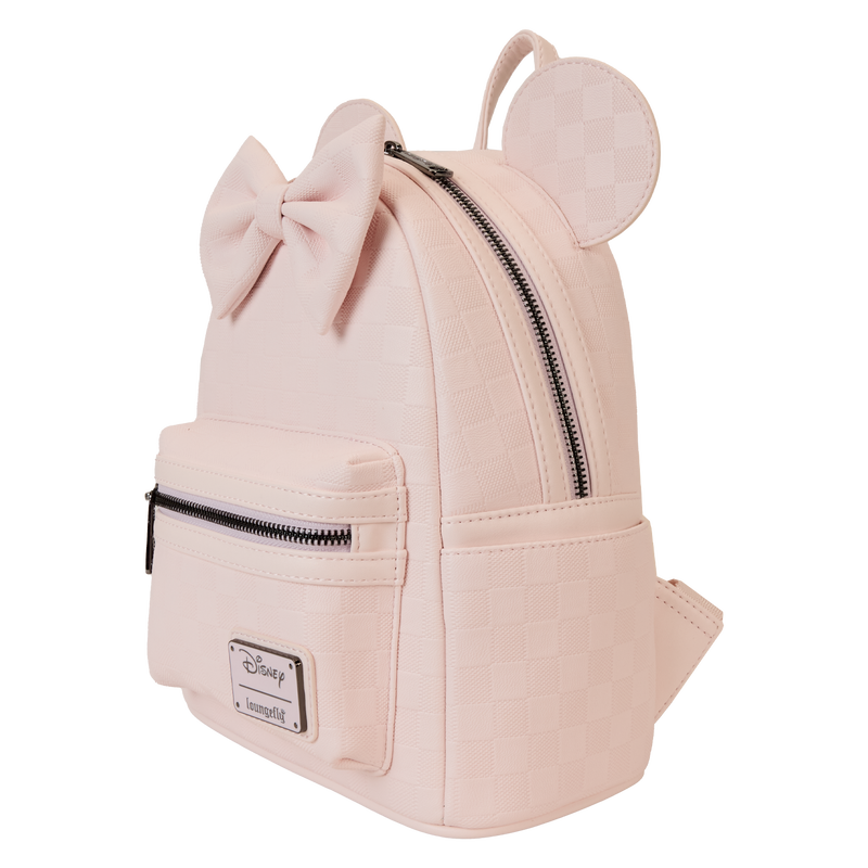 Loungefly - Disney Minnie Mouse Checkered Texture Mini Backpack