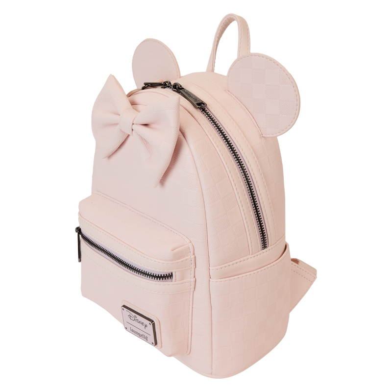 Loungefly - Disney Minnie Mouse Checkered Texture Mini Backpack