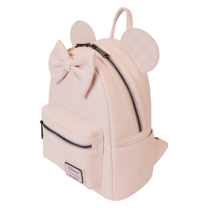Loungefly - Disney Minnie Mouse Checkered Texture Mini Backpack