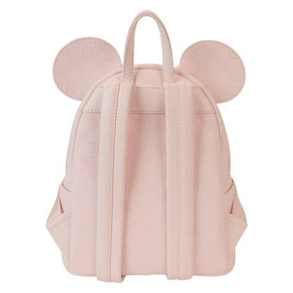 Loungefly - Disney Minnie Mouse Checkered Texture Mini Backpack