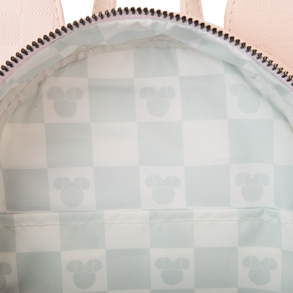 Loungefly - Disney Minnie Mouse Checkered Texture Mini Backpack