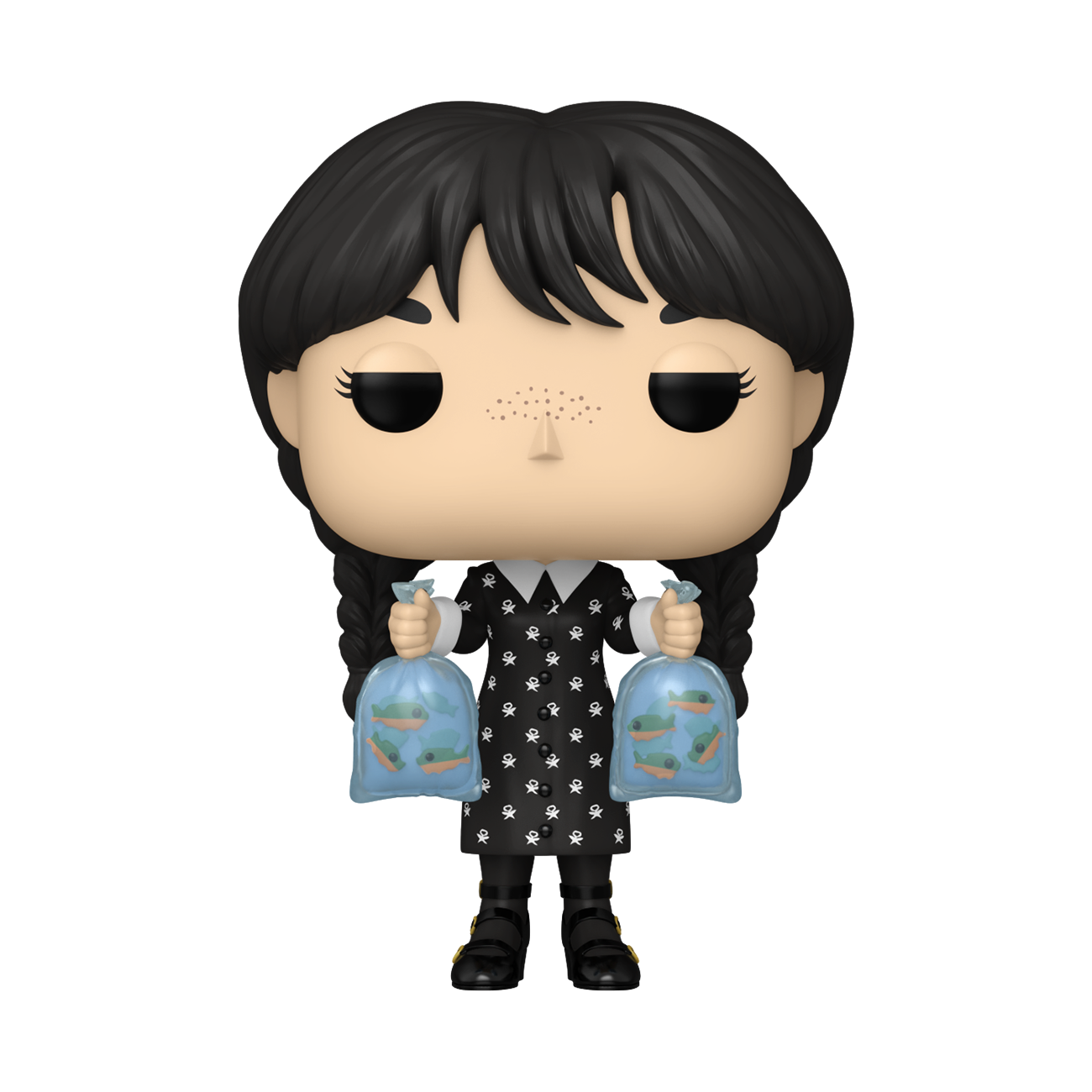 Funko Pop! Television: Wednesday - Wednesday Addams (with Fish) #1814 [Funko Limited Edition - 9,500pcs]