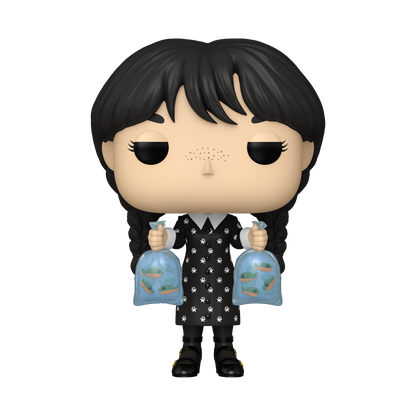Funko Pop! Television: Wednesday - Wednesday Addams (with Fish) #1814 [Funko Limited Edition - 9,500pcs]