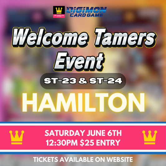 Digimon Welcome Tamers Event [ST-23 & ST-24] (Hamilton) - Saturday, June 6th @ 12:30PM