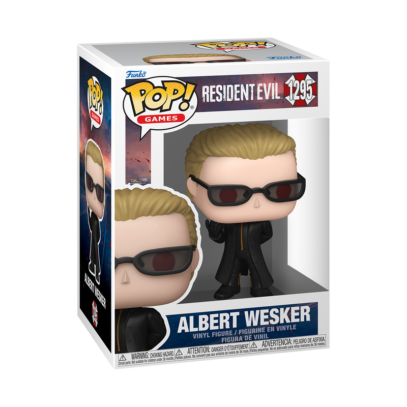 Funko Pop! Games: Resident Evil - Chainsaw Villager / Jill Valentine / Leon S. Kennedy / Albert Wesker *PREORDER*