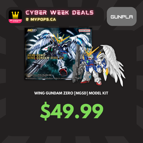 *CYBER WEEK* Bandai: Gunpla - Wing Gundam Zero [MGSD] Model Kit