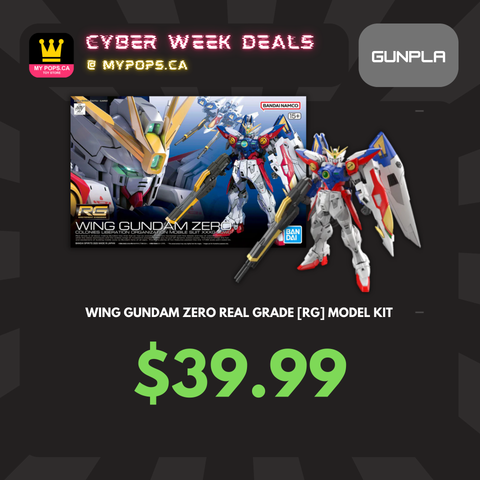 *CYBER WEEK* Bandai: Gunpla - Wing Gundam Zero Real Grade [RG] 1/144 Model Kit