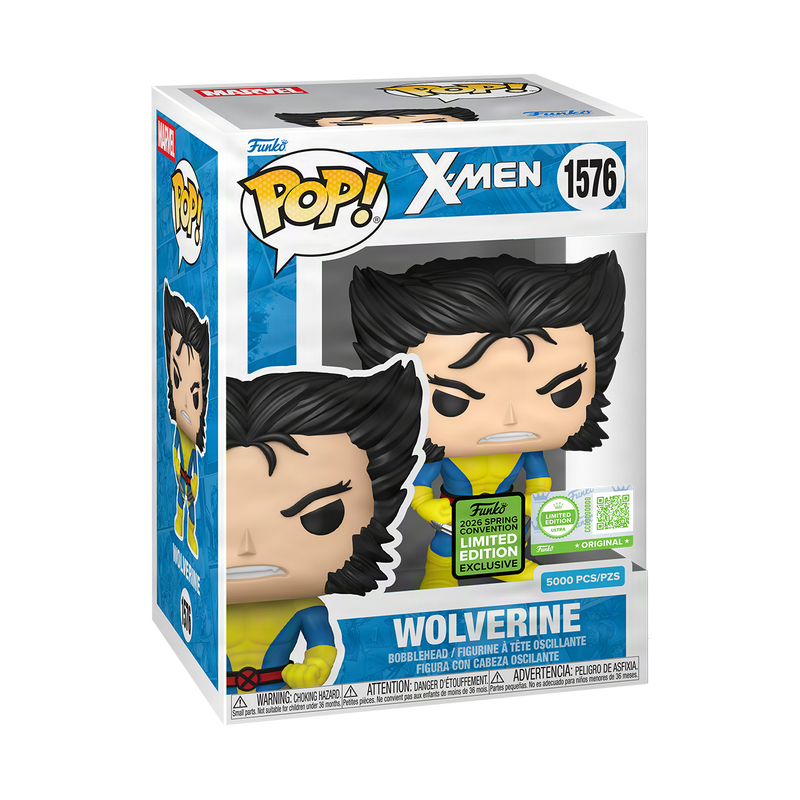 Funko Pop! Marvel: X-Men - Wolverine (Classic Unmasked) #1576 [2026 SHARED Spring Convention Exclusive - Limited Edition 5,000pcs] *PREORDER*