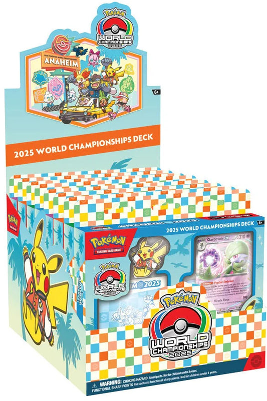 Pokemon TCG - World Championship Deck 2025 Display (8 Decks)