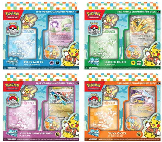 Pokemon TCG - World Championship Deck 2025 Display (8 Decks)