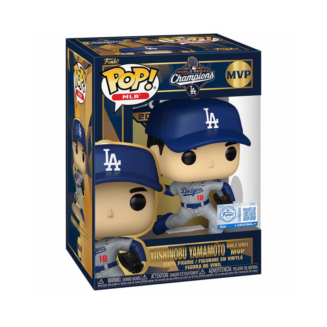 Funko Pop! Sports: MLB Baseball - Yoshinobu Yamamoto (World Series MVP) [Funko Special Edition] *PREORDER*