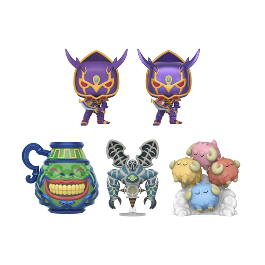 Funko Pop! Anime: Yu-Gi-Oh! - Buster Blader / Pot Of Greed / Relinquished / Scapegoat *PREORDER*