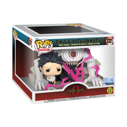Funko Pop! Anime: Jujutsu Kaisen 0 - Deluxe Moment! Rika & Yuta Okkotsu #2321 [Funko Special Edition - Glow-In-The-Dark (GITD)]